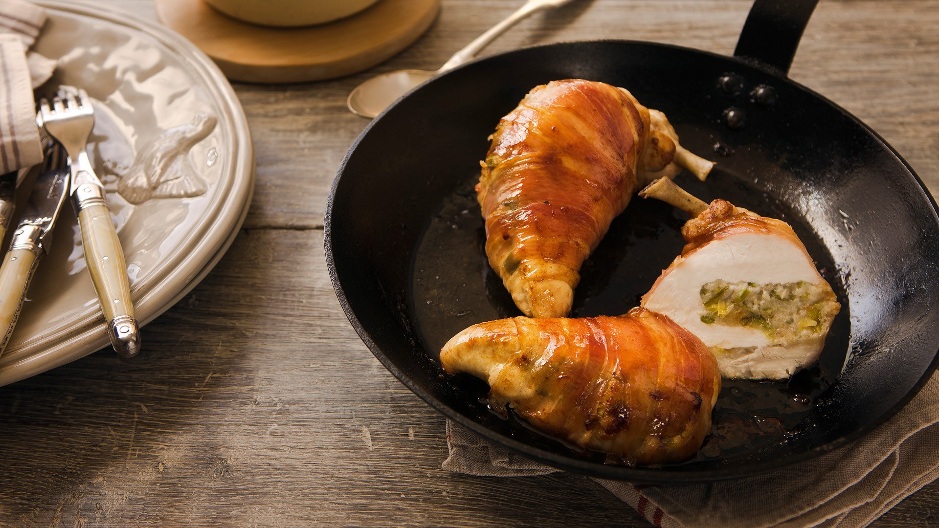 BannockburnChicken filled with Leeks - Bannockburn